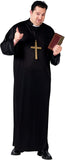 Fun World Priest Plus Size Costume, Black, Plus