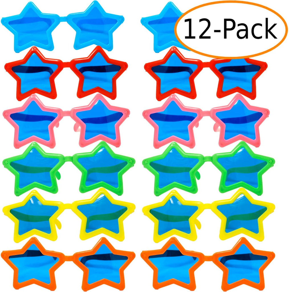 10" JUMBO Star Party Favor Sunglasses for Photobooth Prop, Costume Dress up Parties, Cosplay
