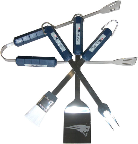 NFL New England Patriots 4-Piece Barbecue Set