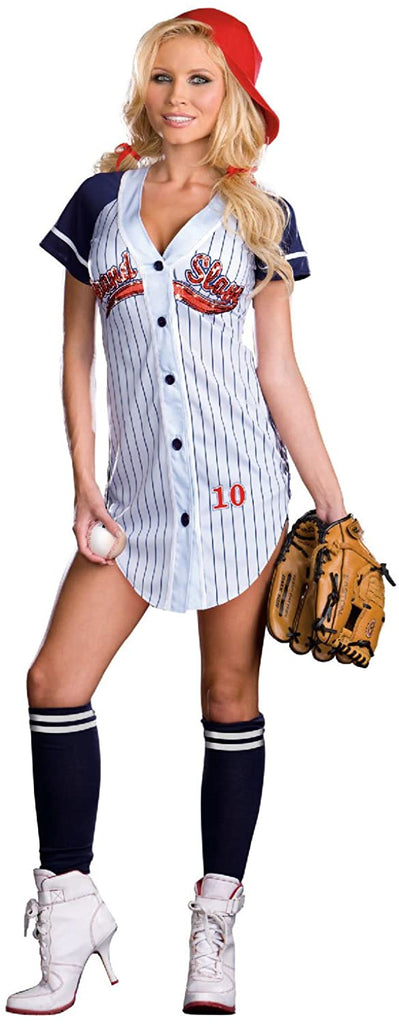 Dreamgirl Women's Grand Slam Baseball Costume