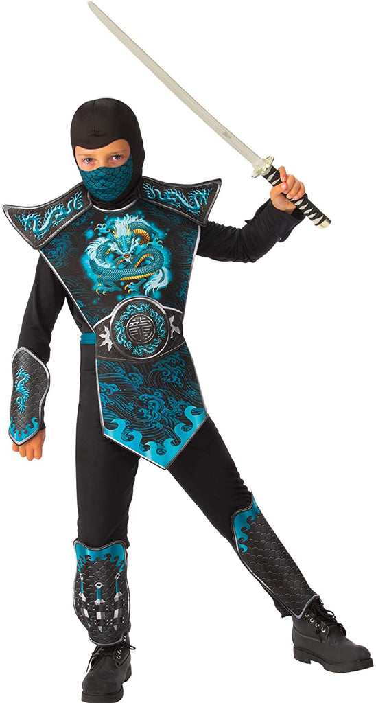 Rubie's Boy's Blue Dragon Ninja Costume, Large