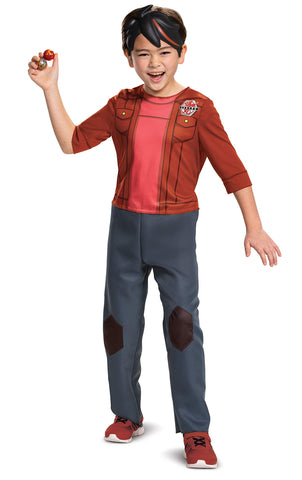 Disguise Bakugan Dan Kuso Costume, Kids Show Inspired Character Outfit for Kids, Classic Child Size Medium (7-8), Red & Blue, 107369K