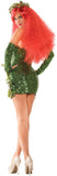 Party King Women's Poisonous Villain Sexy Cosplay Costume Dress Set