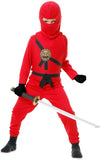 Charades Child's Ninja Avenger Costume, Red