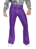 Charades Men's Disco Pants, Powder Blue, W38