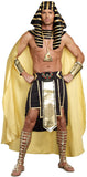 Dreamgirl Mens King of Egypt King Tut Costume, Gold, Medium (38-40) - 2X-Large (50-52)