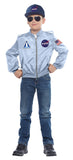NASA Flight Jacket Costume for Kids Large
