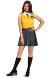 Disguise womens Harry Potter Dress, Official Wizarding World Halloween Top and Skirt Adult Sized Costumes, Yellow & Gray, Medium 8-10 US