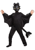 Disguise Toothless Classic How to Train Your Dragon Child Costume Black, Small (4-6)