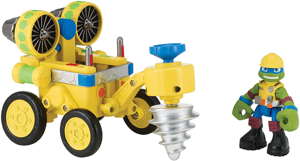 Teenage Mutant Ninja Turtles Space Construction Drill/Leonardo Vehicle & Figure