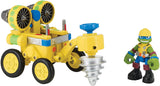 Teenage Mutant Ninja Turtles Space Construction Drill/Leonardo Vehicle & Figure