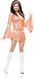 Charades Women's Disco Queen Costume Dress