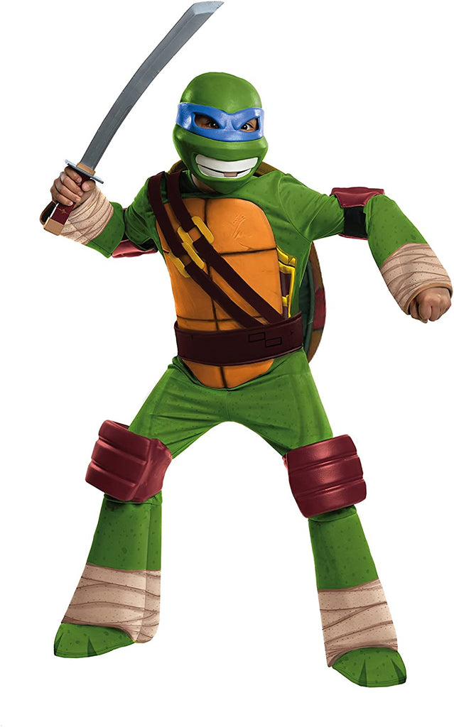 Teenage Mutant Ninja Turtle Deluxe Leonardo Boys Costume - Medium