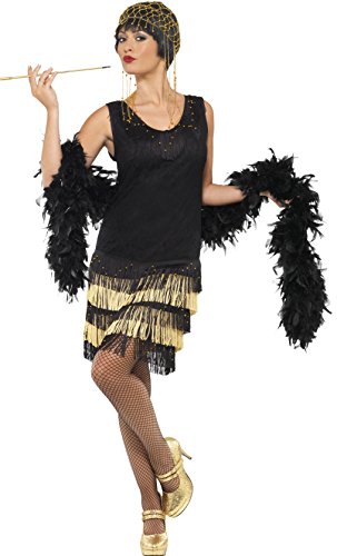 Smiffys 1920s Fringed Flapper Costume (S - US Size 6-8)