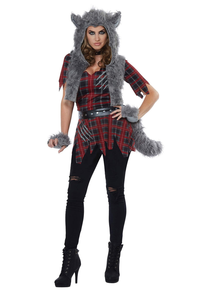 Womens She-Wolf Costume Medium