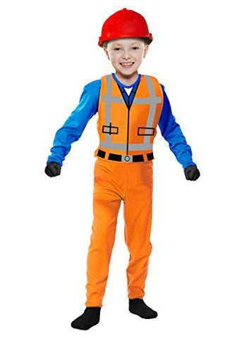 Charades Little Boy's The Builder Childrens Costume, as Shown, Medium
