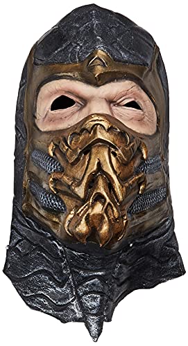 Rubie's Mortal Kombat Deluxe Overhead Scorpion Mask, Brown, One Size