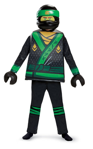 Disguise 23515G Lloyd LEGO Ninjago Movie Deluxe Costume, Green, Large (10-12)