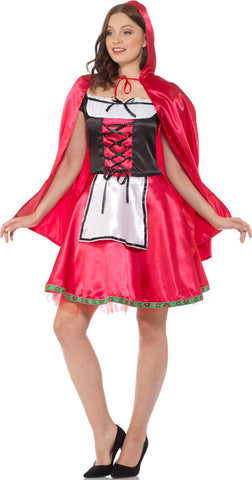 Karnival Costumes Storytime Fantasy Girl Red Riding Hood Women's Costume Small 6-8