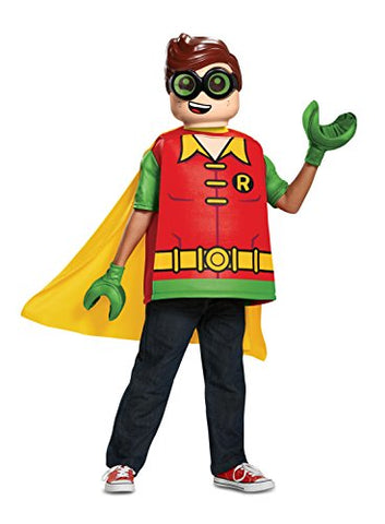 Disguise Robin Classic Child Costume, Red, Medium/(7-8)