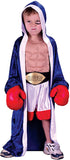 Child Lil' Champ Boxer Costume Small (4-6) Blue
