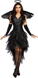 Dreamgirl Women's Luxurious Angel of Darkness