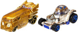 Hot Wheels Star Wars Rogue One Battle Damaged C-3P0 and R2-D2 Character Car (2-Pack)