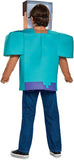 Steve Classic Minecraft Costume, Multicolor, Large (10-12)