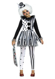 Fun World Big Girl's Killer Clown Girls Children's Costume, Multicolor, Large 121512L