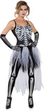 Underwraps Costumes Women's Sexy Skeleton Costume - Tutu