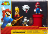 SUPER MARIO Nintendo Dungeon 2.5” Figure Multipack Diorama Set with Accessories