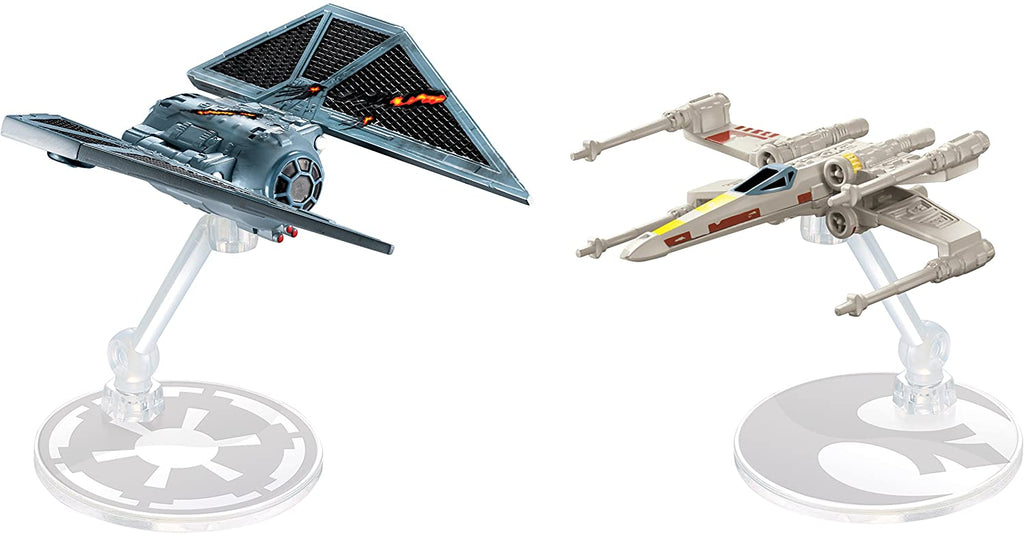 Hot Wheels Star Wars Rogue One Starships The Striker vs. X-Wing Fighter Vehicle, 2 Pack