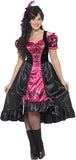 Smiffys Women's Plus Size Wild West Saloon Girl Costume