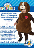 UNDERWRAPS Kid's Build-A-Bear Playful Pup Toddler's Costume Childrens Costume, Beige, Large