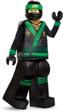 Disguise Lloyd Lego Ninjago Movie Prestige Costume, Green, Medium (7-8)