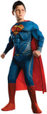 Man of Steel Deluxe Superman Children's Costume, Large