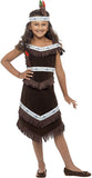 Native American Indian Girl Kids Costume