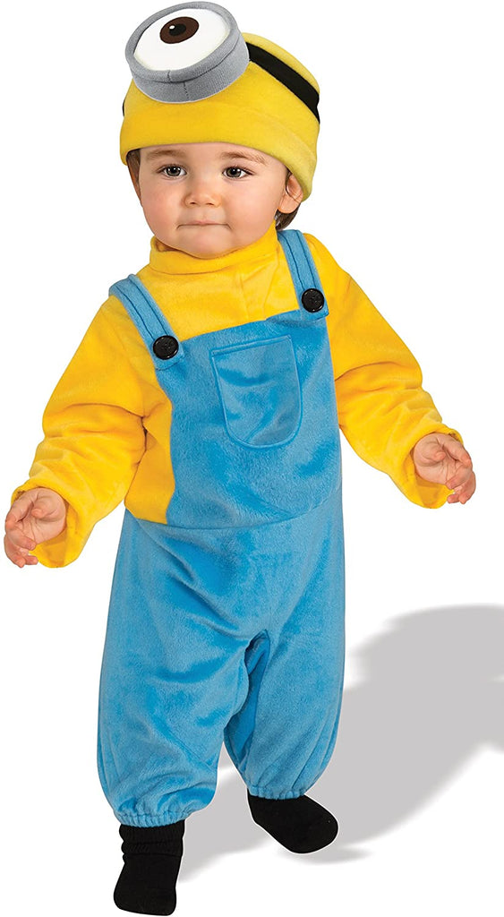 Rubie's Baby Boys' Minion Stewart Romper Costume, Yellow, Toddler (3T-4T)