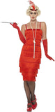 Smiffys Women's 1920's Red Flapper Costume