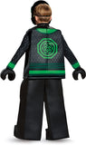 Disguise Lloyd Lego Ninjago Movie Prestige Costume, Green, Medium (7-8)