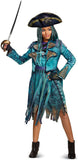 Disguise 24151G Uma Deluxe Descendants 2 Costume, Teal, Large (10-12)