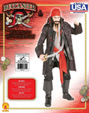 Rubie's Deluxe Captain Cutthroat Costume, As shown, Standard