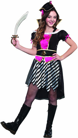 SugarSugar Pretty Lil' Pirate Costume, Large