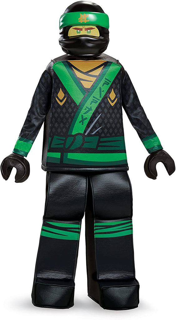 Disguise Lloyd Lego Ninjago Movie Prestige Costume, Green, Small (4-6)