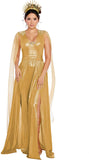 Dreamgirl Women's Sun Goddess, Gold, Medium