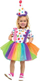 Child Big Top Fun Clown Costume Small (24 Months - 2T)