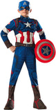 Deluxe Retro Captain America with Shield Costume - Medium