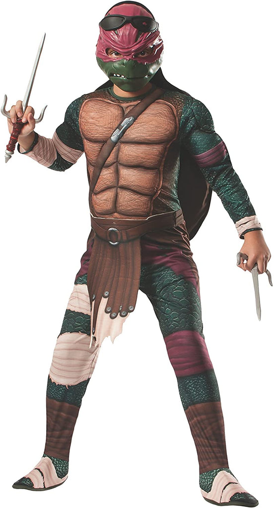 Rubie's Teenage Mutant Ninja Turtles Deluxe Muscle-Chest Raphael Costume