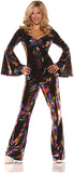Underwraps Disco Diva Hippie Womens Costume
