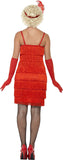 Smiffys Women's 1920's Red Flapper Costume